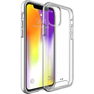 Techno Guru iPhone 11 Pro Ultra Koruma Sağlayan Sert ve Şeffaf Gard Premium Silikon Kılıf