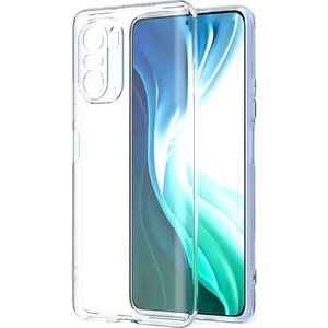 Techno Guru Redmi K40 Kamera Korumalı Şeffaf Sheer Premium Silikon Kılıf