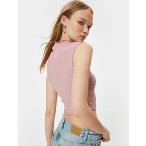 Kolsuz Atlet Slim Fit Dokulu Dik Yaka