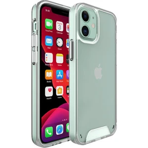 Techno Guru iPhone 12 Ultra Koruma Sağlayan Sert ve Şeffaf Gard Premium Silikon Kılıf