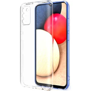Techno Guru Samsung Galaxy A02S Kamera Korumalı Şeffaf Sheer Premium Silikon Kılıf