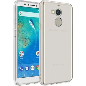 Techno Guru General Mobile 8 Kamera Korumalı Şeffaf Sheer Premium Silikon Kılıf