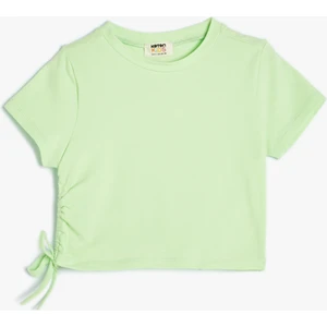 Shirred Detail T-Shirt