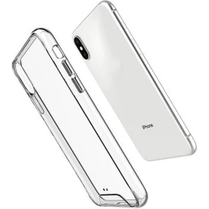 Techno Guru iPhone x Ultra Koruma Sağlayan Sert ve Şeffaf Gard Premium Silikon Kılıf