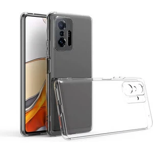 Techno Guru Xiaomi Mi 11T 5g Kamera Korumalı Şeffaf Sheer Premium Silikon Kılıf