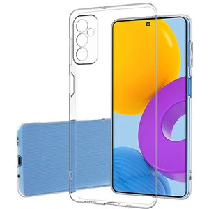 Techno Guru Samsung Galaxy A03S Kamera Korumalı Şeffaf Sheer Premium Silikon Kılıf