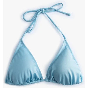 Üçgen Bikini Üstü Ince Askılı Boyundan Bağlamalı
