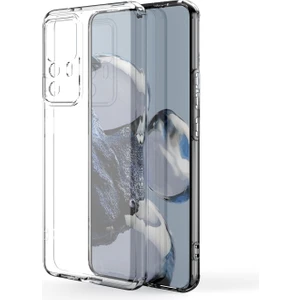 Techno Guru Xiaomi Mi 12T Kamera Korumalı Şeffaf Sheer Premium Silikon Kılıf
