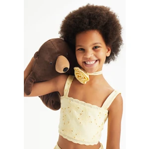 Crop Bluz Fistolu Askılı