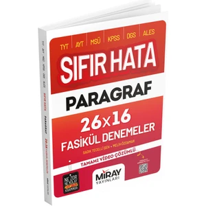 Miray Yayınları Sıfır Hata Paragraf 16 Deneme