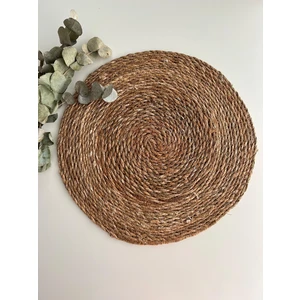 Hbs Art Design Hasır Jüt 1 Adet  Amerikan Servis 35 cm Çap Supla