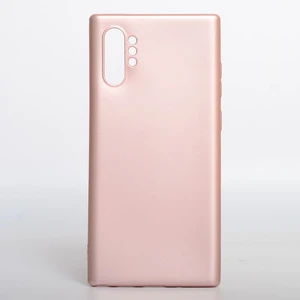 Techno Guru Samsung Galaxy Note 10 Plus Için Esnek ve Şık Soft Premier Silikon Kılıf