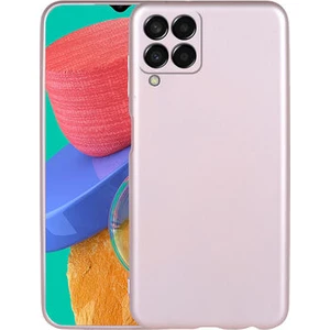 Techno Guru Samsung Galaxy M33 Için Esnek ve Şık Soft Premier Silikon Kılıf