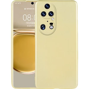 Techno Guru Huawei P50 Pro Için Esnek ve Şık Soft Premier Silikon Kılıf
