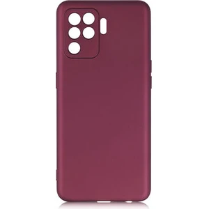 Techno Guru Oppo Reno 5 Lite Için Esnek ve Şık Soft Premier Silikon Kılıf