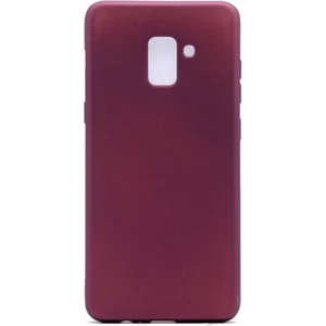 Techno Guru Samsung Galaxy A8 2018 Için Esnek ve Şık Soft Premier Silikon Kılıf