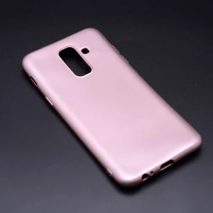 Techno Guru Samsung Galaxy A6 Plus 2018 Için Esnek ve Şık Soft Premier Silikon Kılıf