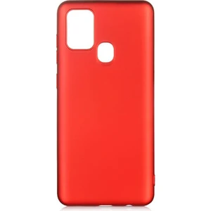 Techno Guru Samsung Galaxy A21S Için Esnek ve Şık Soft Premier Silikon Kılıf