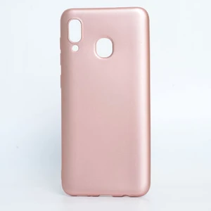 Techno Guru Samsung Galaxy A20 Için Esnek ve Şık Soft Premier Silikon Kılıf
