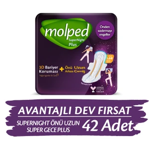 Supernıght Önü Uzun Super Gece Plus Avantajlı Dev Fırsat  42 Adet