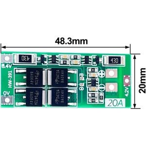 2s 20a 7.4v (8.4v) Balanced Bms Modül