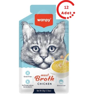 Tavuk Etli Kedi Çorbası 50 gr x 12 Adet