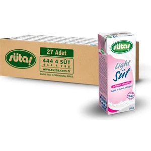 Light Süt 200 ml 27 Adet