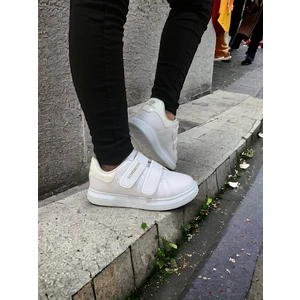 Noah Beyaz Garantili Unisex Çocuk Cırtlı Rahat Günlük Sneaker Ayakkabı Noah-6327
