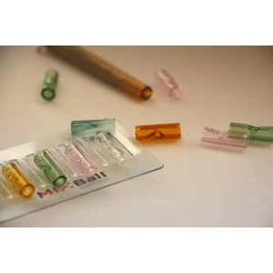 Şeffaf Renkli 5 Adet Slim Size Cam Sigara Sarım Filtresi, 7MMX20 mm Cam Filtre -2 cm Cam Zıvana