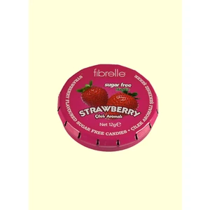 Çilek Aromalı Şeker Ilavesiz Tablet Şekerleme