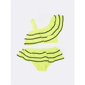 Sutaşı Detaylı Kız Çocuk Bikini Takım