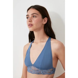 Mat Mavi Mıcro Sırt Detaylı Bralet Ds200459br