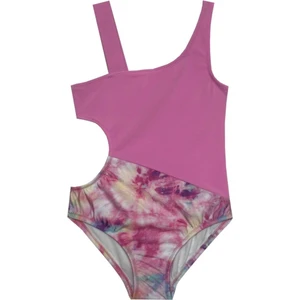 Batik Pembe Detaylı Kız Çocuk Mayo Db200589cm