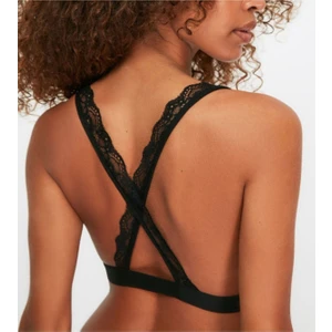 Siyah Sırtı Çapraz Dantel Soft Bralet Ds200576br