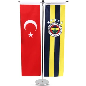 8 x 30 cm 5 Yıldız Fb Logo-Türk T Masa Bay