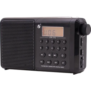 Dijital Ekranlı Saatli Manuel Kanal Arama & Kayıt Özellikli Fm Radyo Bluetooth Hoparlör
