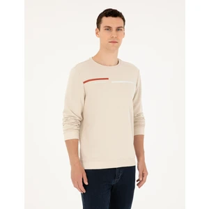 Pierre Cardin Erkek Camel Regular Fit Sweatshirt 50295755-VR015