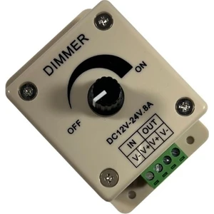 Dora Led  Manuel LED Dimmer 12-24V 8A Dc Dimmer 12-24 Volt Şerit LED Dimmer