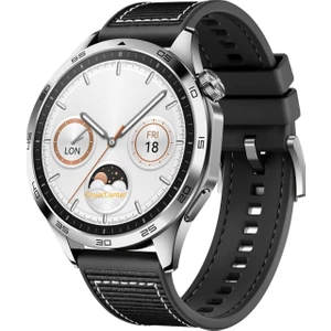 Cover Center Xiaomi Mi Watch  (Yuvarlak Kasa) Örgü Kumaş Hibrit Ayarlanabilir Silikon Lansman Saat Kordonu