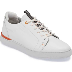 Beyaz Hakiki Nubuk Deri Erkek Sneaker - E24I1AY56823-A26