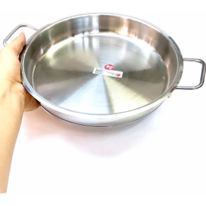 Paslanmaz Çelik Dik Yumurta Sahanı 24 cm