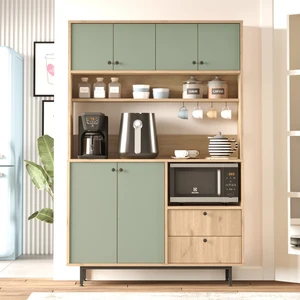Robin Home Lounge Kahve Köşesi Çok Amaçlı Dolap Mutfak Dolabı Sepet-Ihlamur Yeşili