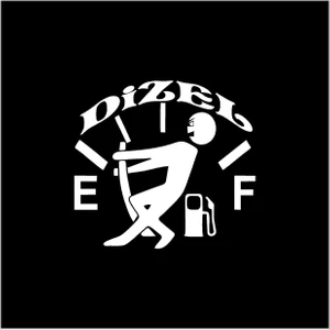 Seç Reklam Depo Kapağı Dizel Sticker Çok Amaçlı Etiket