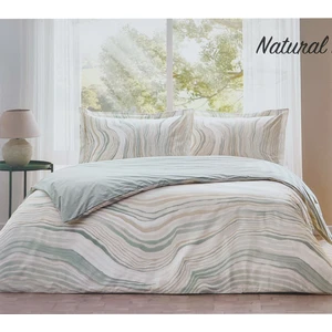 Natural Marble Çift Kişilik Nevresim Takımı - Mint