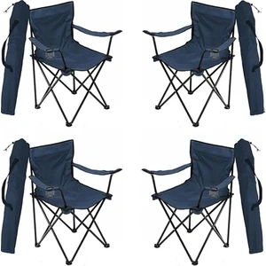 Kılıçaslan Camp 4'lü Rejisör Kamp Sandalyesi Katlanır Çantalı Piknik, Plaj, Balıkçı Sandalyesi-4 Adet