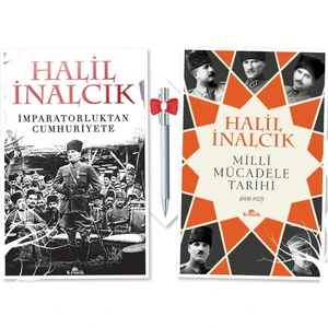 Milli Mücadele Tarihi - İmparatorluktan Cumhuriyete - Halil İnalcık 2'li Set + Caprice Tükenmez Kalem