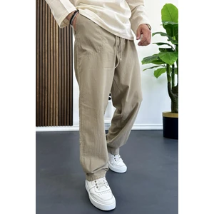 Erkek Baggy Kalıp Pantolon Kahverengi Edw130
