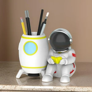 3D Layer Craft Tasarım Astronot Kalemlik Masaüstü Dekoru Astronot Figür
