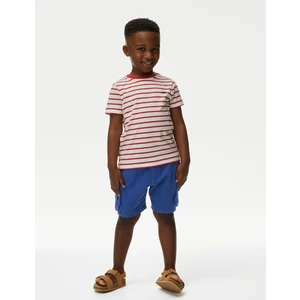 Marks & Spencer Regular Fit Örme Kargo Şort (2-7 Yaş)