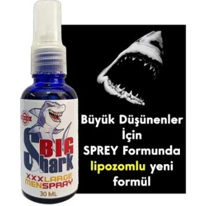 Bigshark Xxx Large Men Spray 30ML-PENIIS Büüyütüücü Spray Lipozomlu Formül
